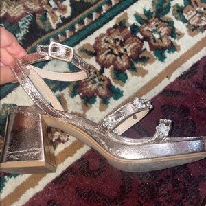 SODA Elegant Women's Gold Sandals